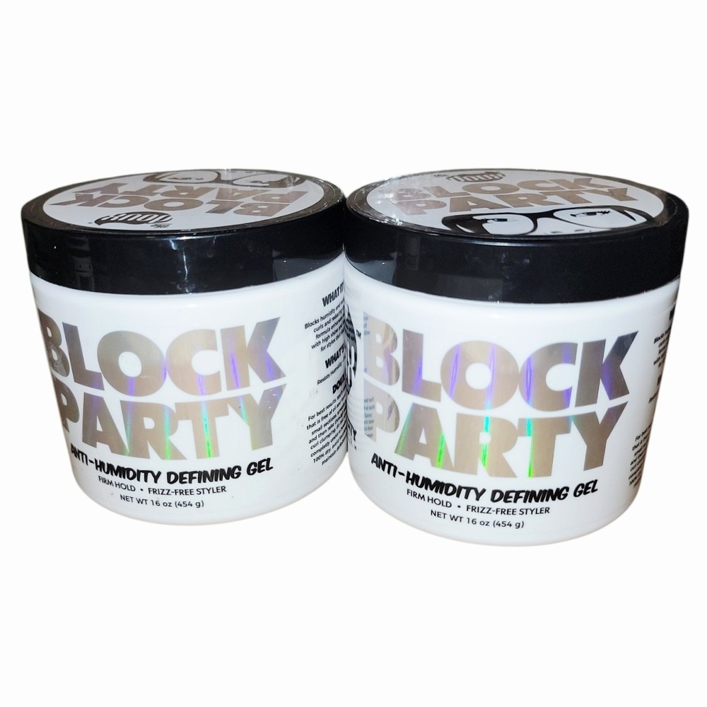 The Doux Block Party Anti-Humidity Defining Gel 16 oz Firm Hold Lot of 2